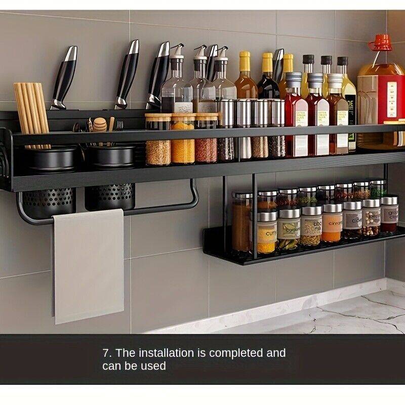 Non Drilling Multifunctional Household Wall Mounted Chopstick Holder Rack - Image 3