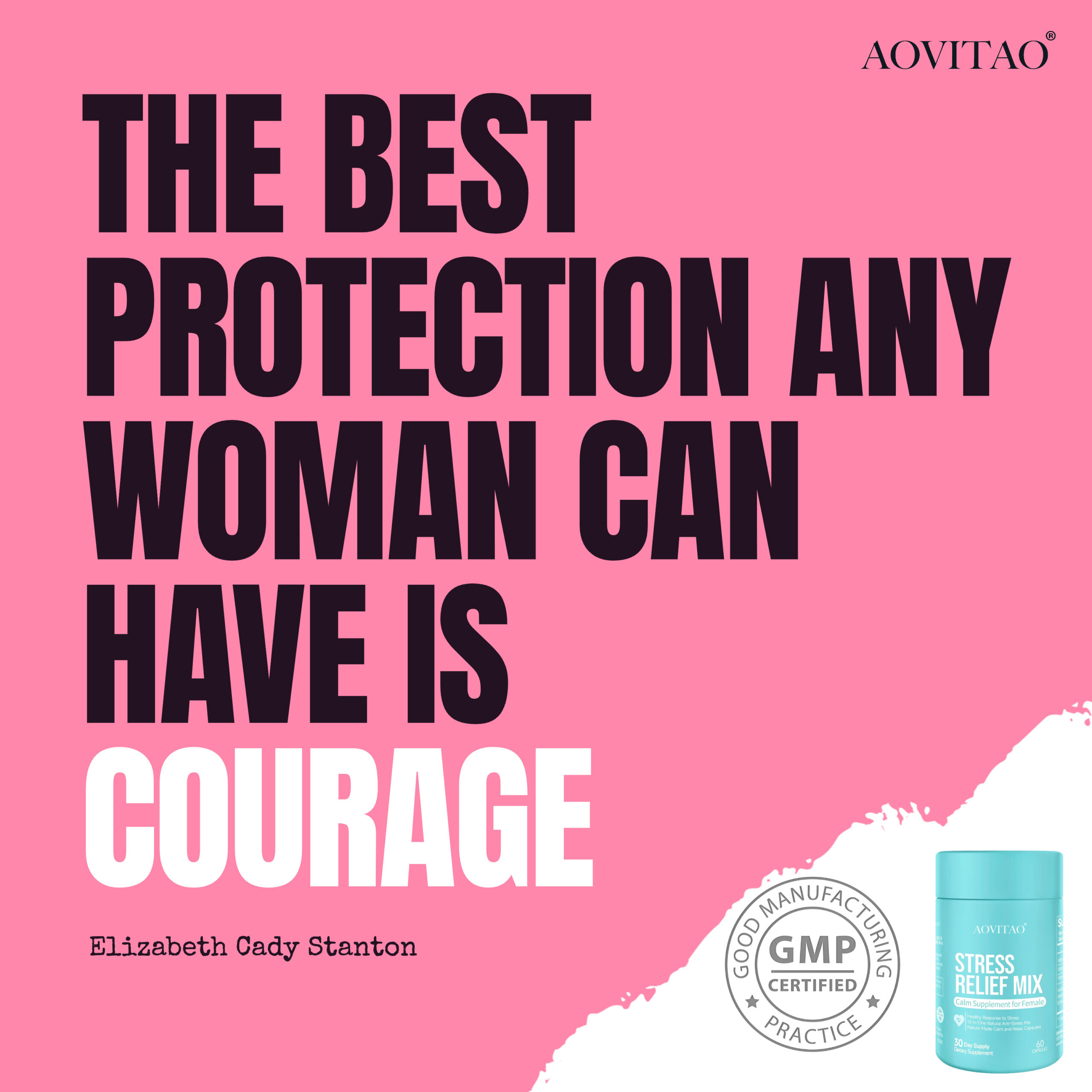 Ashwagandha For Women Supplement With L-Theanine Magnesium, Stress Relief, Focus And Relaxation Support Anxiery Pill - Image 4