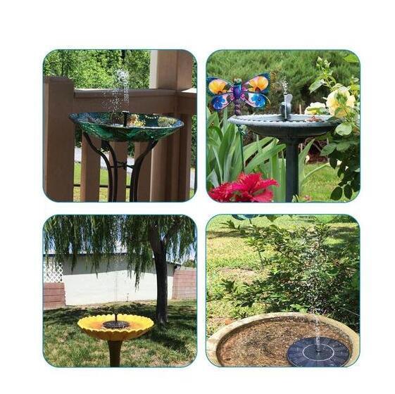 Solar Water Mercury Garden Miniature Floating Fountain - Image 5