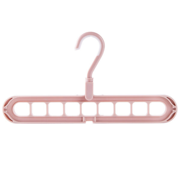 9-hole Clothes Hanger Organizer Space Saving Hanger Multi-function Folding Magic Hangers Drying Racks Scarf Clothes Storage - Image 9
