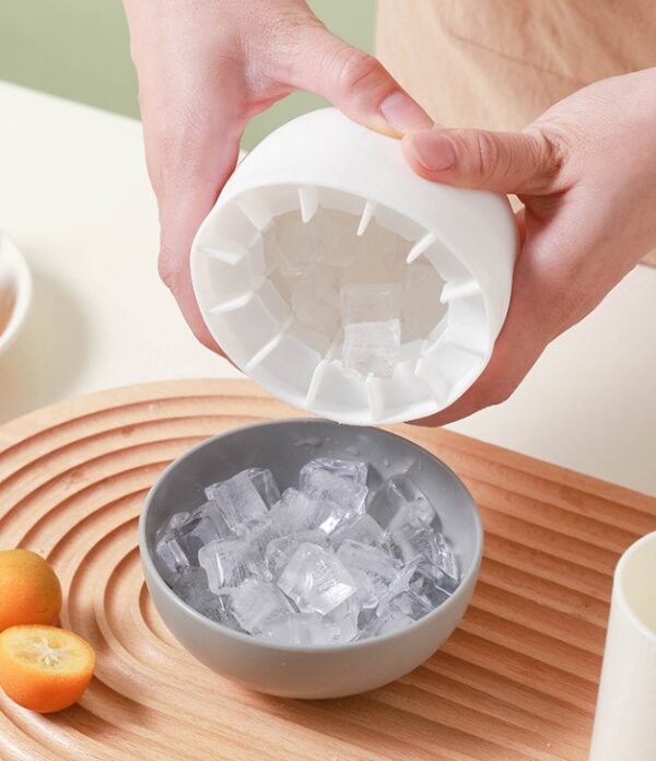 Ice Block Mold Silicone Mushroom Ice Cup Frozen Refrigerator Ice Grid Box Durable Easy Demould Bucket Homemade Crushed Ice Maker Ktichen Gadgets - Image 5