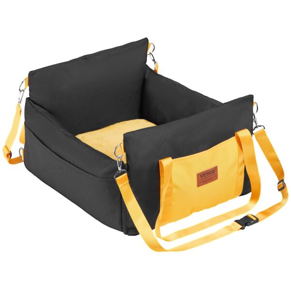VEVOR Dog Booster Car Seat Pet Car Seat For Small Dog Up To 25lbs Black - Image 3