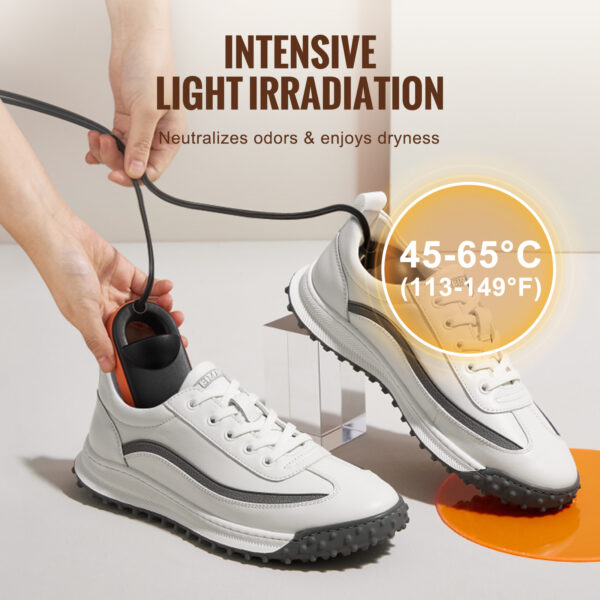 VEVOR Boot Dryer Shoe Dryer, Portable Footwear Dryers Machine With Auto Temperature Control For Rainy Seasons Winter Travel, Extendable Boot Warmer Fireproof Drying For Shoes, Gloves, Socks - Image 2