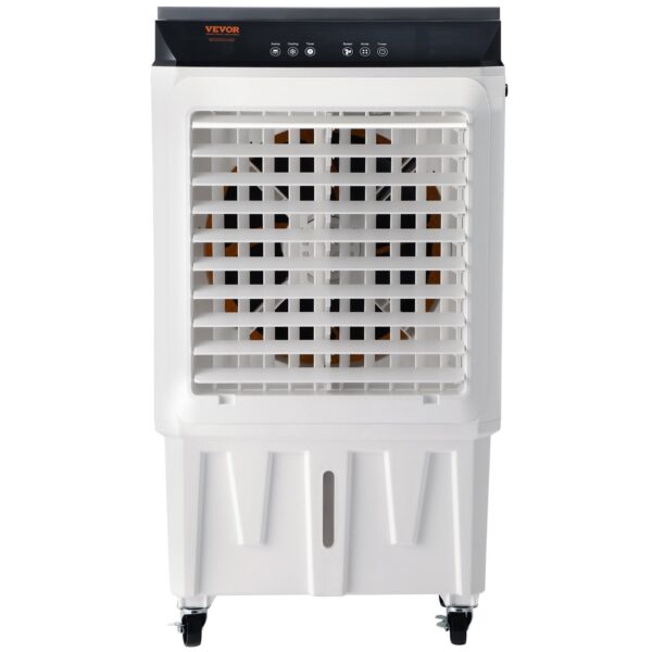 VEVOR Evaporative Air Cooler, 2100 CFM, Oscillating Swamp Cooler With Adjustable 3 Speeds And 12 H Timer, 7 Gal Portable Air Cooler For 750 Sq.ft, Indoor Outdoor Use - Image 3