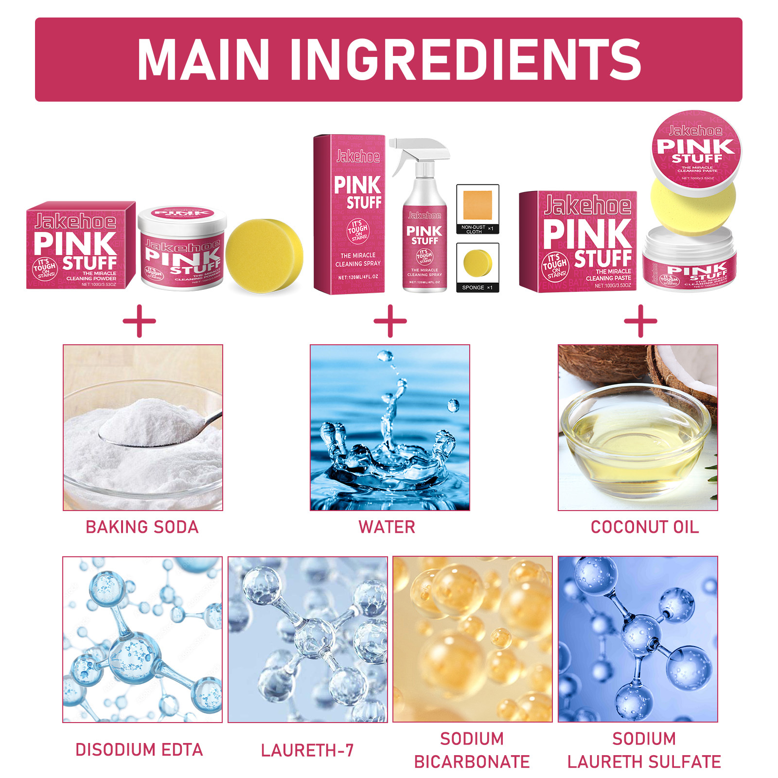 Jakehoe Multi-Purpose Kitchen Cleaning Paste Kitchen Fume Cleaning Paste Is A Powerful Multi-tasking Cleaner For Oil Stains - Image 2